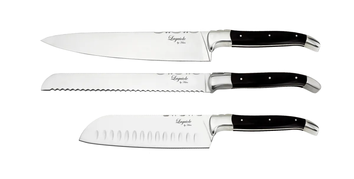 LAGUIOLE BY HÂWS CHEF KNIVSÆT I 3 DELE