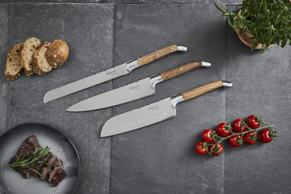 LAGUIOLE BY HÂWS chef 3 dele knivsæt