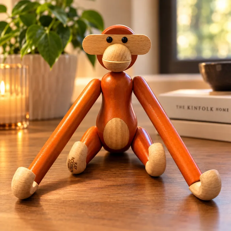 Kay Bojesen Abe Mini – Vintagerød, 9,5 cm
