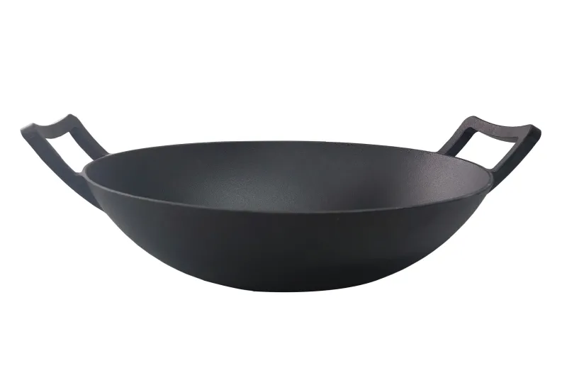HÂWS støbejernswok med låg