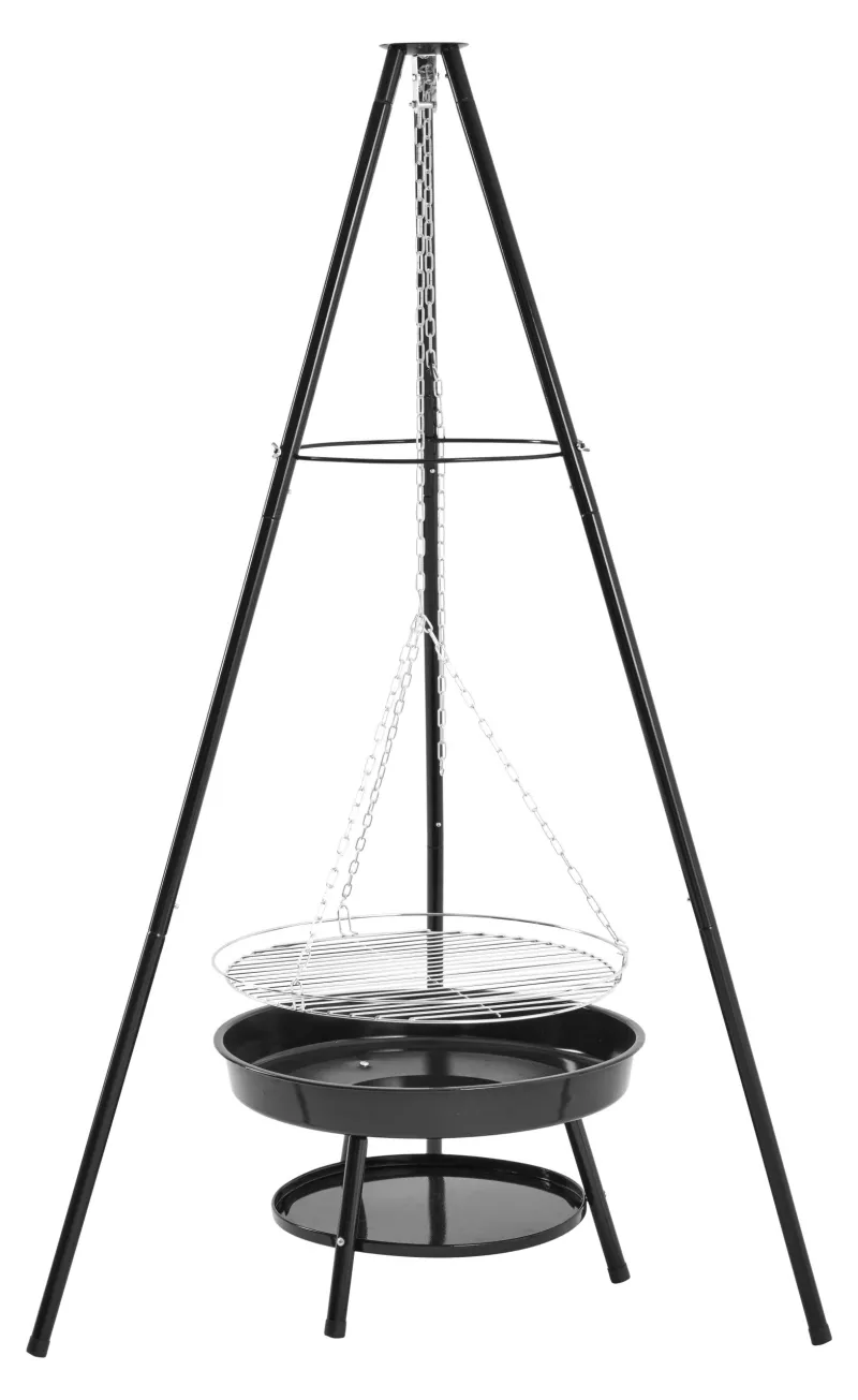 KYNAST Tripod Bålfad m. Hængegrill