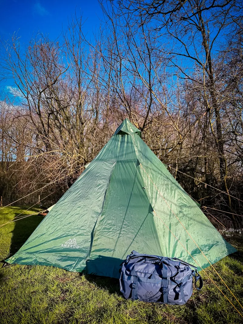 AMAROQ TIPI TENT TELT 3-4 PERSONER