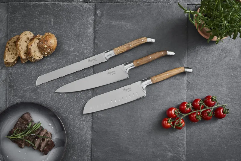 LAGUIOLE BY HÂWS chef 3 dele knivsæt
