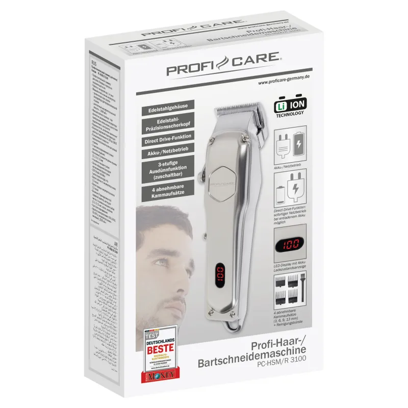 PROFI CARE HÅR- OG SKÆGTRIMMER
