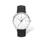 FABER-TIME AUTOMATIC RØMØ WHITE DIAL DATE INDEX 40 MM. HERRE UR