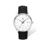 FABER-TIME AUTOMATIC RØMØ WHITE DIAL DATE INDEX 40 MM. HERRE UR