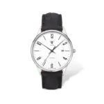 FABER-TIME AUTOMATIC SKARØ WHITE DIAL NUMBER INDEX 40 MM. HERRE UR