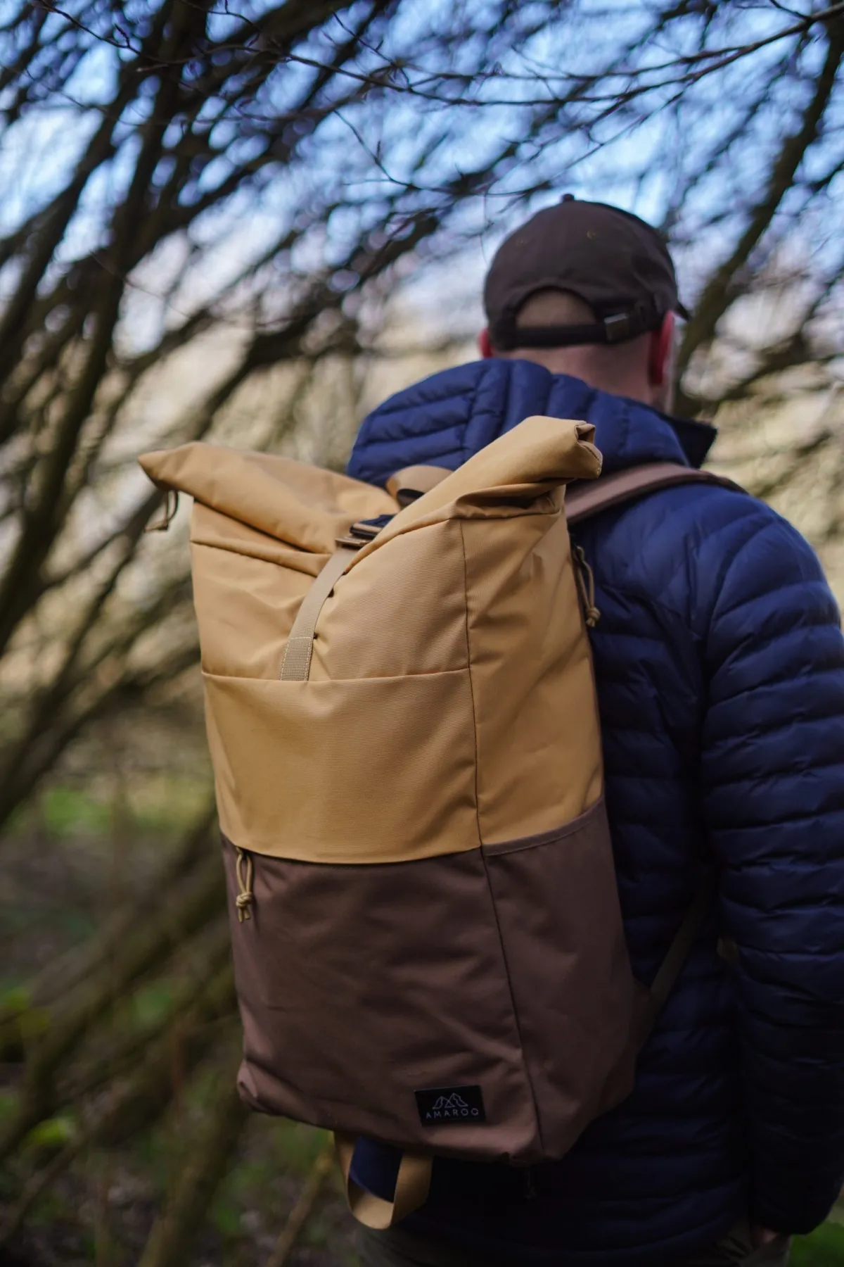 AMAROQ RETRO BACKPACK/TASKE 30L. M/RULLETOP