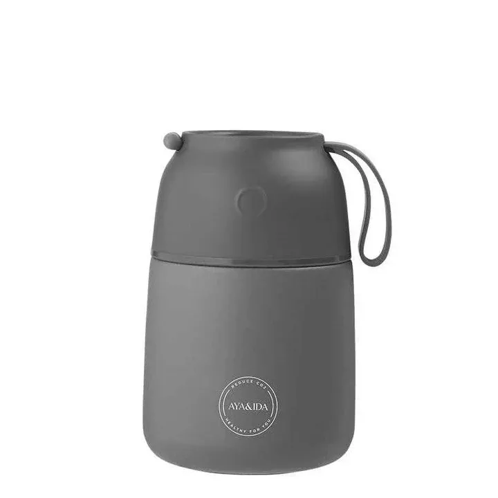 AYA&IDA MADBEHOLDER/LUNCH BOX 500 ML. – TROPICAL GREEN/DARK GREY