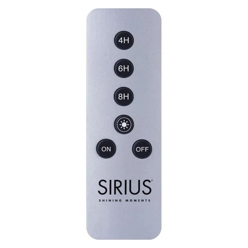 SIRIUS SILLE LYS GENOPLADELIGE LED BLOKLYS 3 STK. INCL. OPLADER + FJERNBETJENING