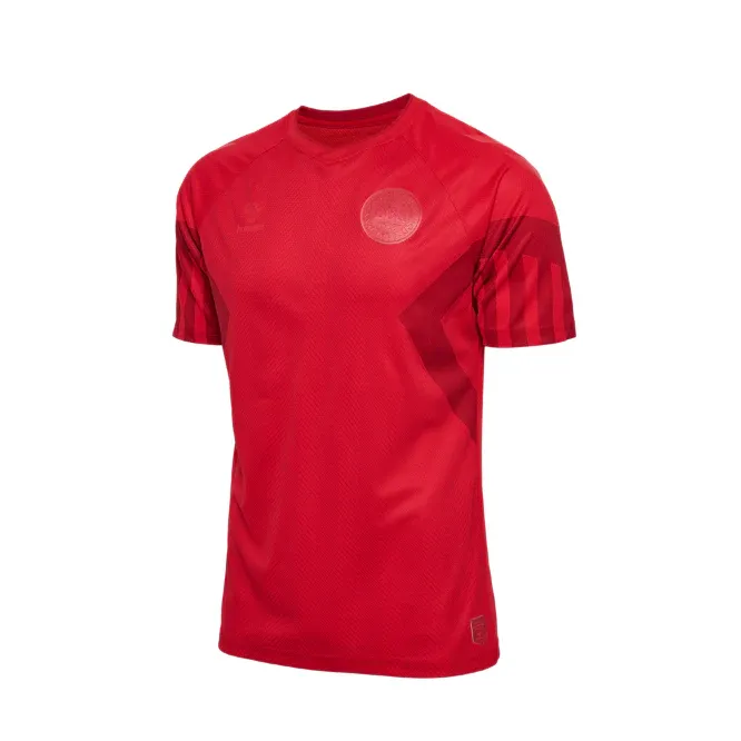 HUMMEL · DBU Danmark Hjemmebane T'shirt – Unisex - Rød