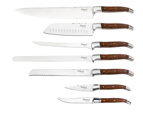 LAGUIOLE BY HÂWS chefsæt 7 dele - rosewood