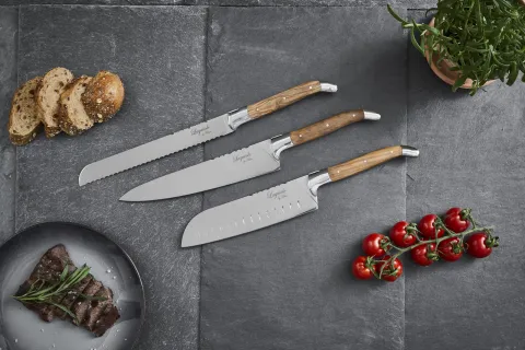 LAGUIOLE BY HÂWS chef 3 dele knivsæt